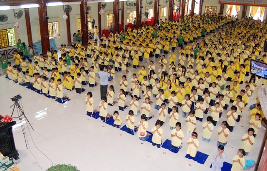 Kiên Giang: 1000 bạn trẻ dự khóa tu báo hiếu mùa Vu lan