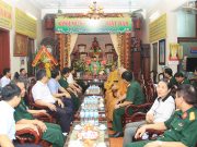 Bộ Tư lệnh Quân khu 3 chúc mừng PG tỉnh Hưng yên nhân Đại lễ Phật Đản