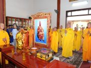 Chùm ảnh: Cung nghinh Giác linh Trưởng lão HT. Thích Đức Phương tham yết Phật, Tổ