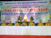 Hà Tĩnh: Chùa Nhiễu Long Khai mạc Khóa tu mùa hè 2018