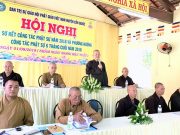 Phật giáo Cần Giuộc sơ kết Phật sự 6 tháng đầu năm 2018