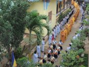 Phật giáo Đăk Nông tác pháp Tự tứ & dâng pháp y mùa Vu Lan