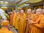 Trung ương Giáo hội viếng tang cố Trưởng lão Hoà thượng Thích Hiển Pháp