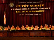 Hà Nội: Lễ Tốt Nghiệp Hệ Cử nhân Phật học khóa VII – Hệ Cao đẳng Phật học khóa IV.