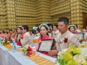 50 cặp đôi người khuyết tật làm Lễ hằng thuận tại chùa.