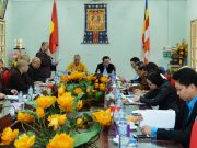 Đoàn công tác của Ủy ban Trung ương MTTQ Việt Nam làm việc với Trung ương Giáo hội Phật giáo Việt Nam