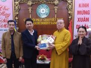 T.Ư Hội Liên hiệp thanh niên VN thăm, chúc Tết Trung ương GHPGVN