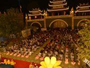 Hải Phòng: Lung linh đêm hoa đăng mừng khánh đản Phật A Di Đà chùa An Hồng