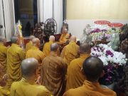 Chư tôn đức VP BTS GHPGVN TP.HCM đỉnh lễ khánh tuế HT.Thích Trí Quảng