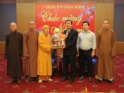 Thái Bình: Phật giáo tỉnh chúc Tết các cơ quan