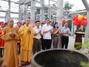 Thái Nguyên: Lễ Thượng lương an vị Long cốt Chính điện chùa Thượng Lãm