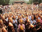 Hà Nội: Hơn 5000 Phật tử hành hương về Tùng Lâm Hương Tích tu học