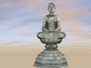 Tìm lại hình dáng ban đầu của bảo tượng A Di Đà chùa Phật Tích