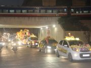 Hà Nội: Lung linh đoàn xe hoa Phật đản của Phật giáo quận Long Biên