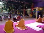 Hà Nội: Ngày thứ hai an vui trong chính niệm của khóa tu “Theo Phật con an vui” tại chùa Bằng