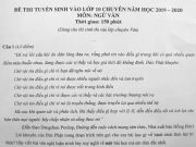 Lời dạy của Đức Phật vào đề thi tuyển sinh chuyên văn cấp 3