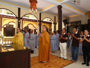 Ban TTTT PG Quảng Nam cúng dường trường hạ tại chùa Hòa An
