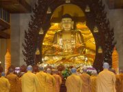 Hình ảnh chư tôn đức Giáo Hội Phật Giáo Việt Nam TP.HCM tụng giới tập trung