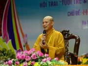 Hà Nội: TT. Thích Nguyên Thành thuyết giảng tại Hội trại Tuổi trẻ & Phật giáo khu vực phía Bắc