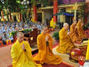 Hà Nội: Ngày tu đầu tiên của khóa tu Vu Lan Báo Hiếu PL2563 tại chùa Bằng