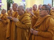TP.HCM: Chư Tôn đức Tăng 6 Giáo đoàn Hệ phái Khất sĩ viếng tang NT. Ngoạt Liên