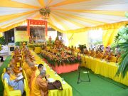 Nam Định: Lễ rót đồng đúc tượng Phật Thích Ca nặng 12 tấn tại Tổ đình Linh Quang