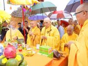 Quảng Ngãi: Chùa Minh Đức tổ chức lễ chú nguyện rót đồng đúc Đại Hồng Chung