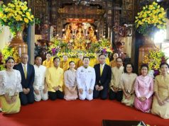 Hà Nội: Lễ dâng y Kathina tại chùa Quảng Bá (Hoằng Ân Tự)