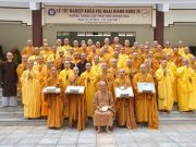 Khánh Hòa: Bế mạc Đại giới đàn Bồ Tát Quảng, lế trao bằng tốt nghiệp khóa VIIIT, khai giảng khóa IX trường TCPH tỉnh