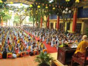 Hà Nội: Ngày thứ hai của khóa tu Tịnh Độ tại chùa Bằng