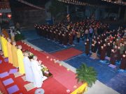 Nam Định: Linh thiêng đêm hoa đăng ngày vía Phật Di Đà tại chùa Gôi