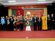 Thái Nguyên: Phật giáo Tỉnh tham dự và chúc mừng nhân kỷ niệm 90 năm ngày thành lập Đảng Cộng sản Việt Nam