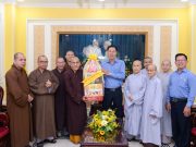 TP.HCM: Ban Trị sự PG Quận 3 chúc tết chư Tôn đức lãnh đạo Giáo hội và Chính quyền các cấp
