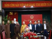 BTS GHPGVN TP. Hà Nội chúc Tết các cơ quan ban ngành