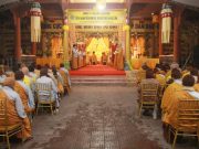 Thái Bình: Cung thỉnh nhục thân Cố NT.Thích Đàm Lưu nhập kim quan