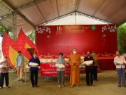 Hải Phòng: Chư tăng và Phật tử trao tặng 2 tấn gạo tại huyện Vĩnh Bảo trong mua dịch