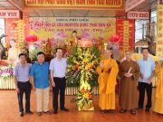 Thái Nguyên: Lãnh đạo UBND Tỉnh Thái Nguyên đến thăm và chúc mừng Phật đản- PL 2564.