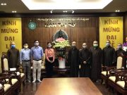 TP.HCM: Cục An ninh nội địa – Bộ Công an và các ngành chức năng TP đã thăm, chúc mừng Phật đản