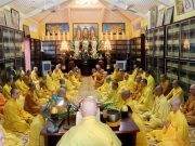 TP.HCM: Trường hạ Vạn Đức (Q.Thủ Đức) trang nghiêm lễ bố-tát, tụng giới