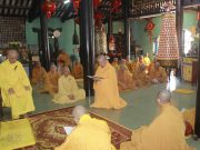 Đồng Tháp: Chư Tăng Chùa Phước Hưng Sa Đéc tác pháp An cư