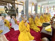 Nam Định: Trường hạ chùa Cả (Thánh Ân) Tác pháp Hậu An Cư PL: 2564- DL: 2020.