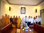 Gia Lai: Đoàn công tác Uỷ ban Trung ương MTTQVN thăm Ban trị sự Phật giáo tỉnh Gia Lai.