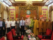 Thứ trưởng Bộ Nội vụ thăm, chúc mừng T.Ư GHPGVN nhân dịp Đại lễ Vu Lan PL 2564