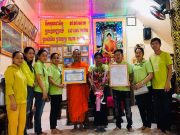 Kiên giang: Hội từ thiện Hoa Sen thăm và cúng dường tịnh tài tại chùa Keomunìvansà Thôn Dôn