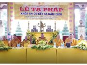 Trường Hạ chùa Cả- Thánh Ân TP Nam Định làm lễ tạ pháp bế giảng khoá An cư kết hạ PL. 2564-DL. 2020
