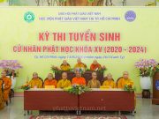 TPHCM: Chính thức kỳ thi tuyển sinh khóa XV tại Học Viện Phật Giáo Việt Nam TP.HCM