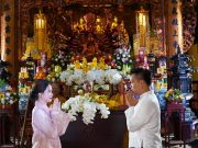 Hà Nội: Lễ hằng thuận tại chùa Vạn Phúc