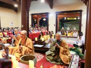 Hải Phòng: Ngôi chùa huyện đảo lần đầu tiên tổ chức lễ hằng thuận cho đôi phật tử trẻ