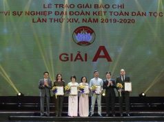 Trao giải báo chí “Vì sự nghiệp đại đoàn kết toàn dân tộc”