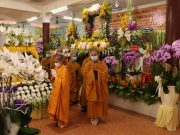 TP.HCM: Tăng ni sinh các lớp Phật học kính viếng Lễ tang Ni Trưởng Tràng Liên